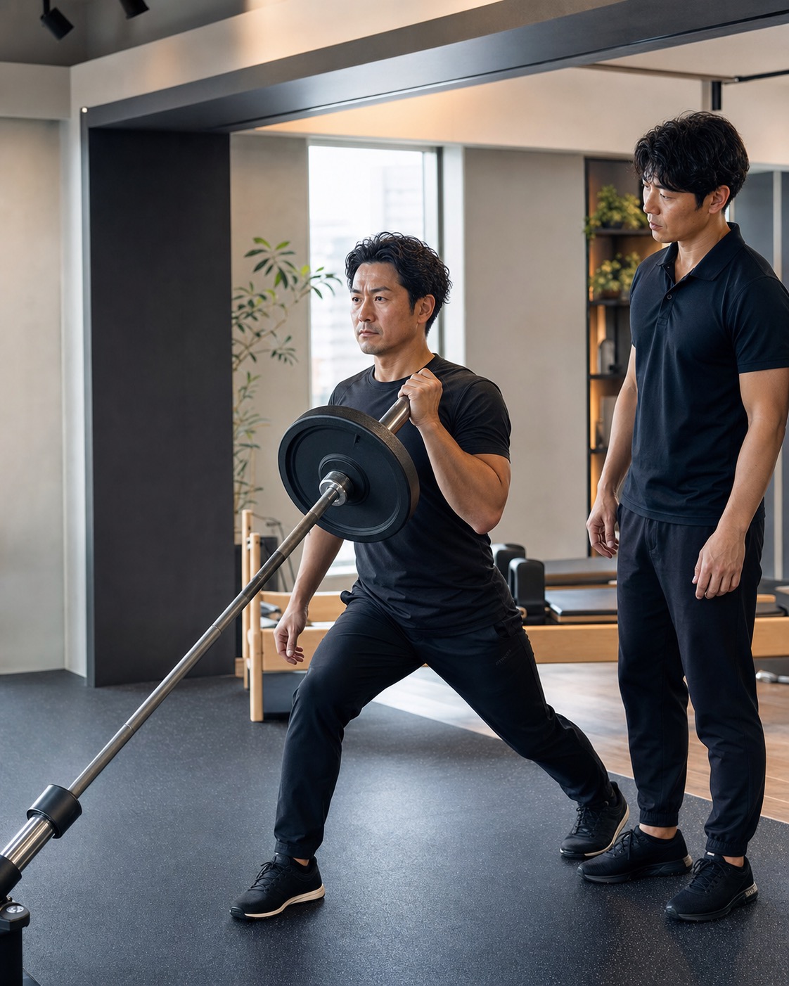 指導方針を大切にするトレーナーの仮画像